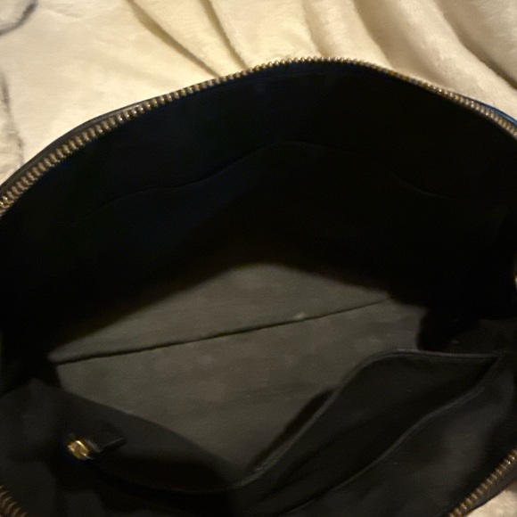 Coach Sierra Black Satchel with Gold Accents - Picture 6 of 7